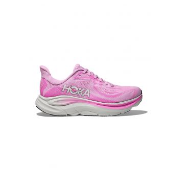 Pantofi cu logo Clifton 10 pentru alergare - Roz pastel