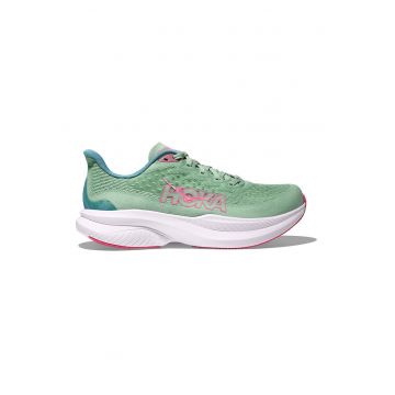 Pantofi low-cut din material textil pentru alergare Mach 6 - Mint