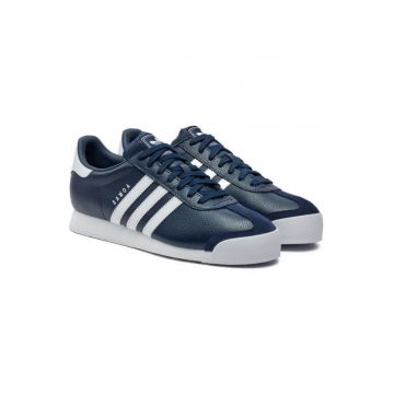 Pantofi sport barbati din piele naturala  Samoa - Bleumarin/Alb -