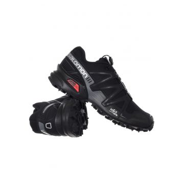 Pantofi sport barbati  negru - material sintetic -