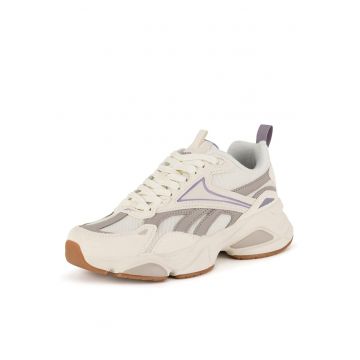 Pantofi sport -  CHARGE - alergare - ecru - piele naturala -