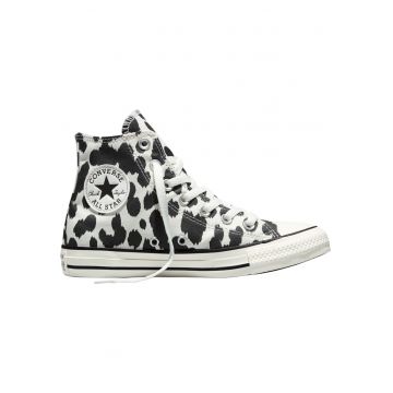Pantofi sport  Chuck Taylor All Star Cow Print 56017 - Alb/Negru