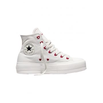 Pantofi sport  Chuck Taylor All Star Lift Platform VDay 56053 - Alb