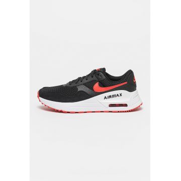 Pantofi sport cu detalii de piele intoarsa Air Max SYSTM - Negru - Bleumarin - 11