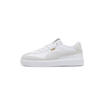 Pantofi sport cu insertii de piele intoarsa Lajla - Alb/Gri deschis