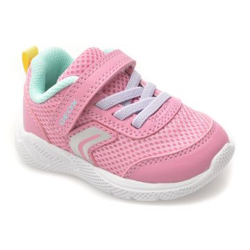Pantofi sport GEOX roz, B454TD, din material textil