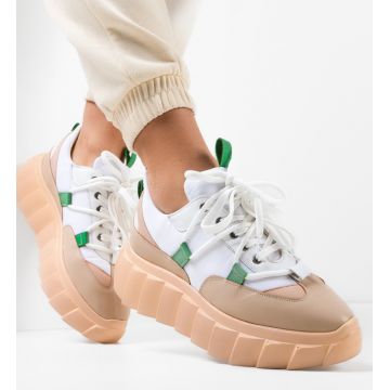 Sneakers dama Topy Bej 2