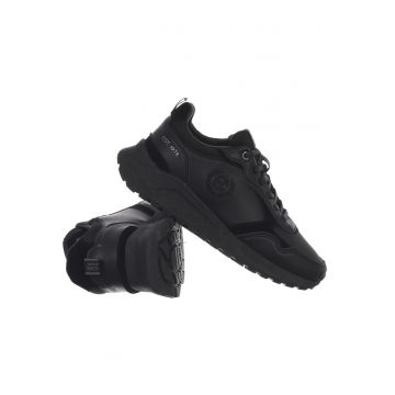 Tenisi barbati EJM526D08 -  Sintetic/Textil - Negru