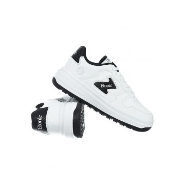 Tenisi dama  BASKET - sintetic/textil - alb/negru