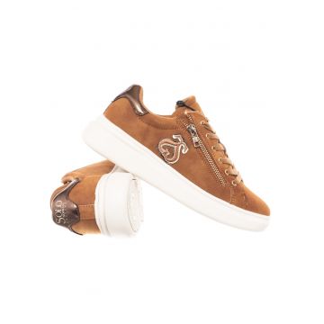 Tenisi dama -  Lorenza - cu fermoar - material textil