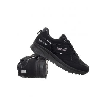 Tenisi dama  negru - material sintetic/textil