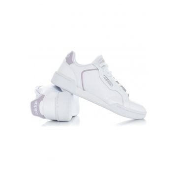 Tenisi dama -  piele ecologica/sintetic - alb/mov