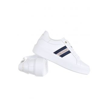 Tenisi dama -  piele naturala/sintetic/textil - alb/bleumarin