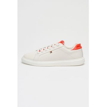 Pantofi sport Icon de piele - Rosu/Alb murdar