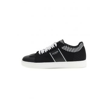 Pantofi sport low-cut din tricot - Negru