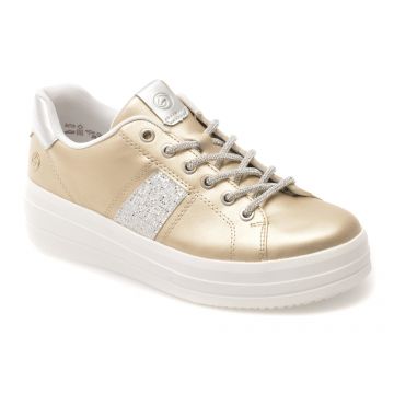 Pantofi sport REMONTE aurii, D1C10, din piele ecologica
