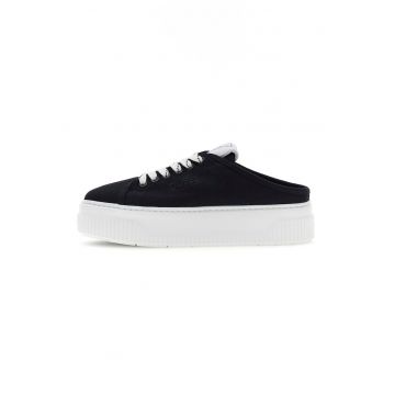 Tenisi cu talpa flatform - Negru