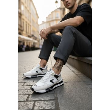 Adidasi barbati casual  albi A105