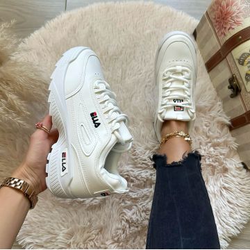 Adidasi dama casual albi M008 T6-1