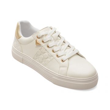 Pantofi sport ALDO albi, SADDIE 172, din piele ecologica