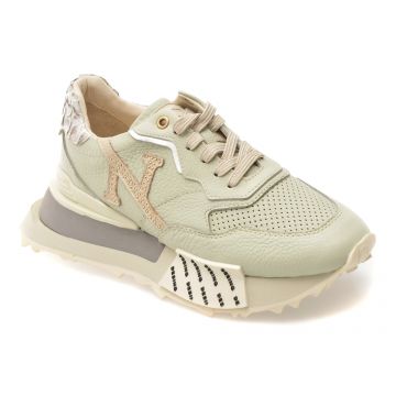 Pantofi sport ERISMA verzi, 1356796, din piele naturala