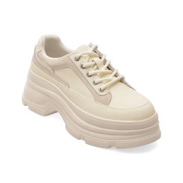 Pantofi sport FLAVIA PASSINI albi, 2223, din piele naturala