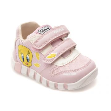 Pantofi sport GEOX roz, B6558B, din material textil