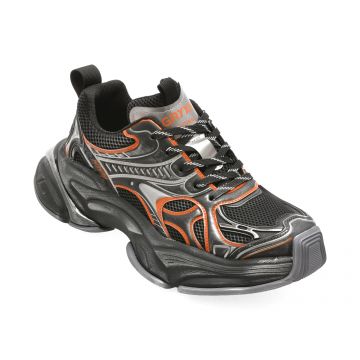Pantofi sport GRYXX negri, 66633, din material textil
