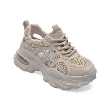 Pantofi sport GRYXX nude, 979, din piele naturala