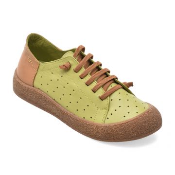 Pantofi sport GRYXX verzi, 13011, din piele naturala