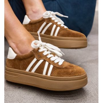 Sneakers dama Dasy Camel