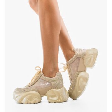 Sneakers dama Selery Bej