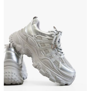 Sneakers dama Zerra Argintii