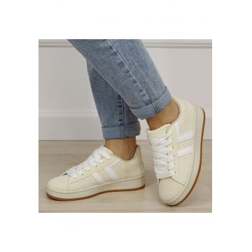Sneakersi dama bej BM-1101 M2 19310 - Bej