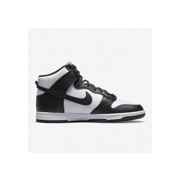 Tenisi barbati -  Dunk High - Piele - Alb/Negru