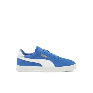 Adidasi  Club - piele naturala - albastru