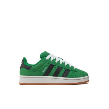 i dama - Adidas - Campus 00s - verde/negru/alb - piele naturala