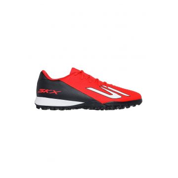 Pantofi Skx 2 Club Turf pentru fotbal - Alb/Negru/Rosu vermillion
