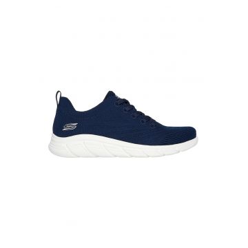 Pantofi sport cu aspect tricotat BOBS Graceful - Bleumarin