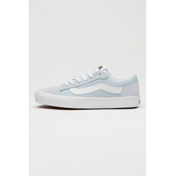 Pantofi sport cu detalii din piele intoarsa Vero - Alb/Albastru deschis