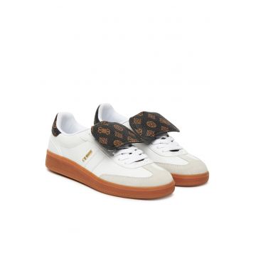 Pantofi sport dama -  WHIBR FLTOLE ELE12 - piele ecologica - alb