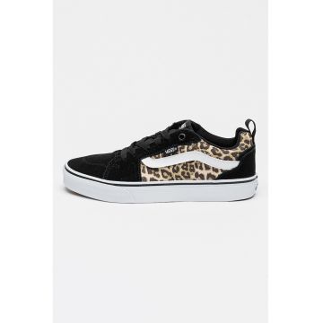 Tenisi cu model animal print Filmore - Negru/Bej deschis