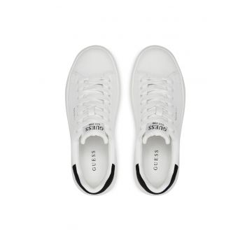 Tenisi dama -  piele naturala - alb/negru