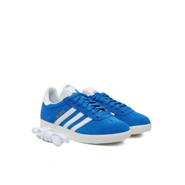 Tenisi unisex  Gazelle - piele naturala - albastru - alb -