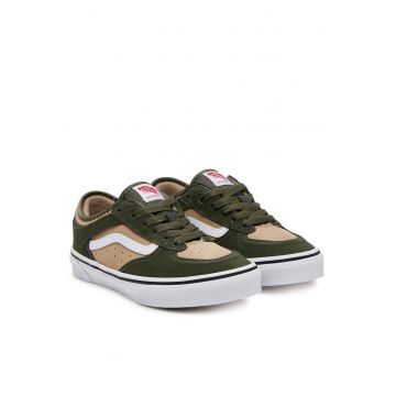 Tenisi unisex  Grape Leaf - piele naturala - bej-kaki