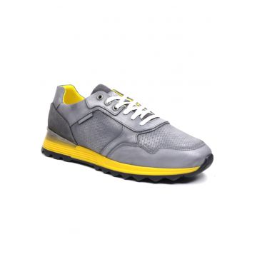 Pantofi barbati 373 K2 0438A WGGY gri -  Gri