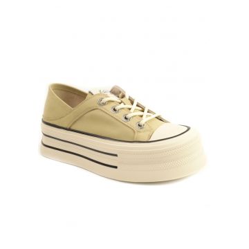 Pantofi sport dama 2066T - Crem