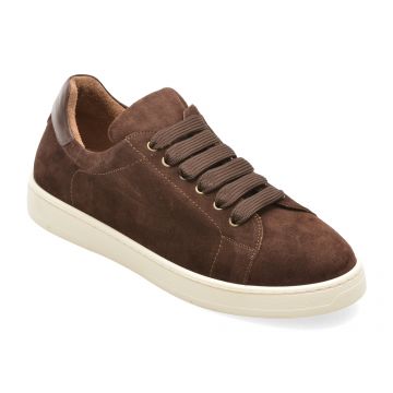Pantofi sport EPICA maro, 1001338, din piele intoarsa