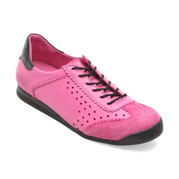 Pantofi sport GRYXX fucsia, 1608, din piele naturala