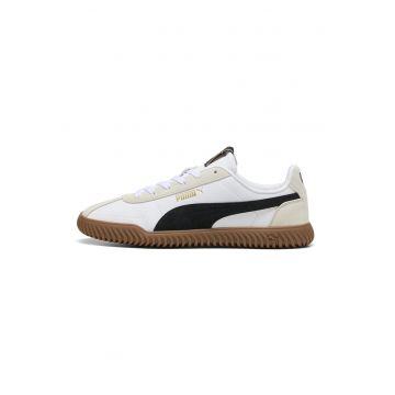 Pantofi sport Kayzer OG de piele ecologica si piele intoarsa - Alb/Negru/Crem